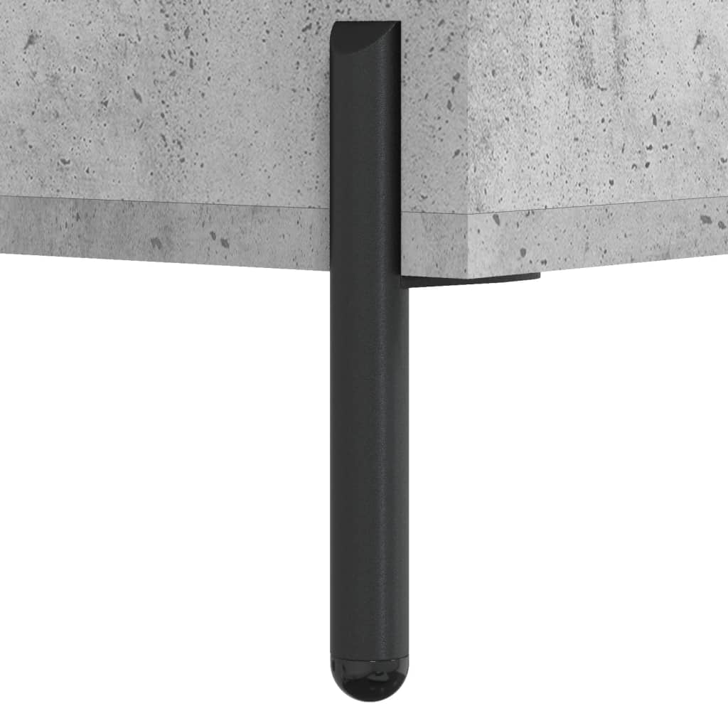 Sideboard Concrete Grey 90x34x80 cm Engineered Wood