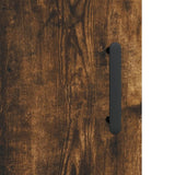 Sideboard Smoked Oak 90x34x80 cm Engineered Wood