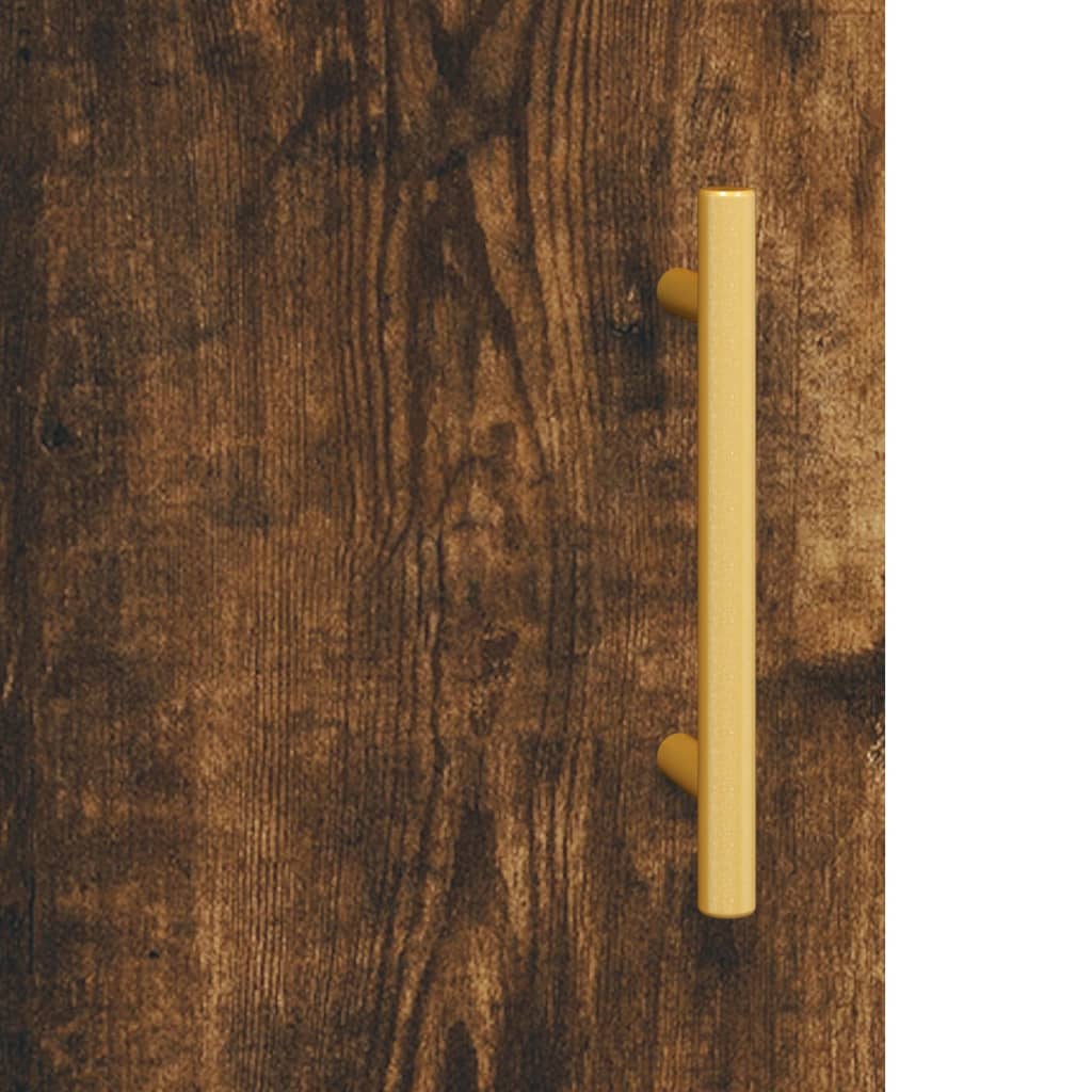 Highboard Smoked Oak 69.5x31x115 cm Engineered Wood