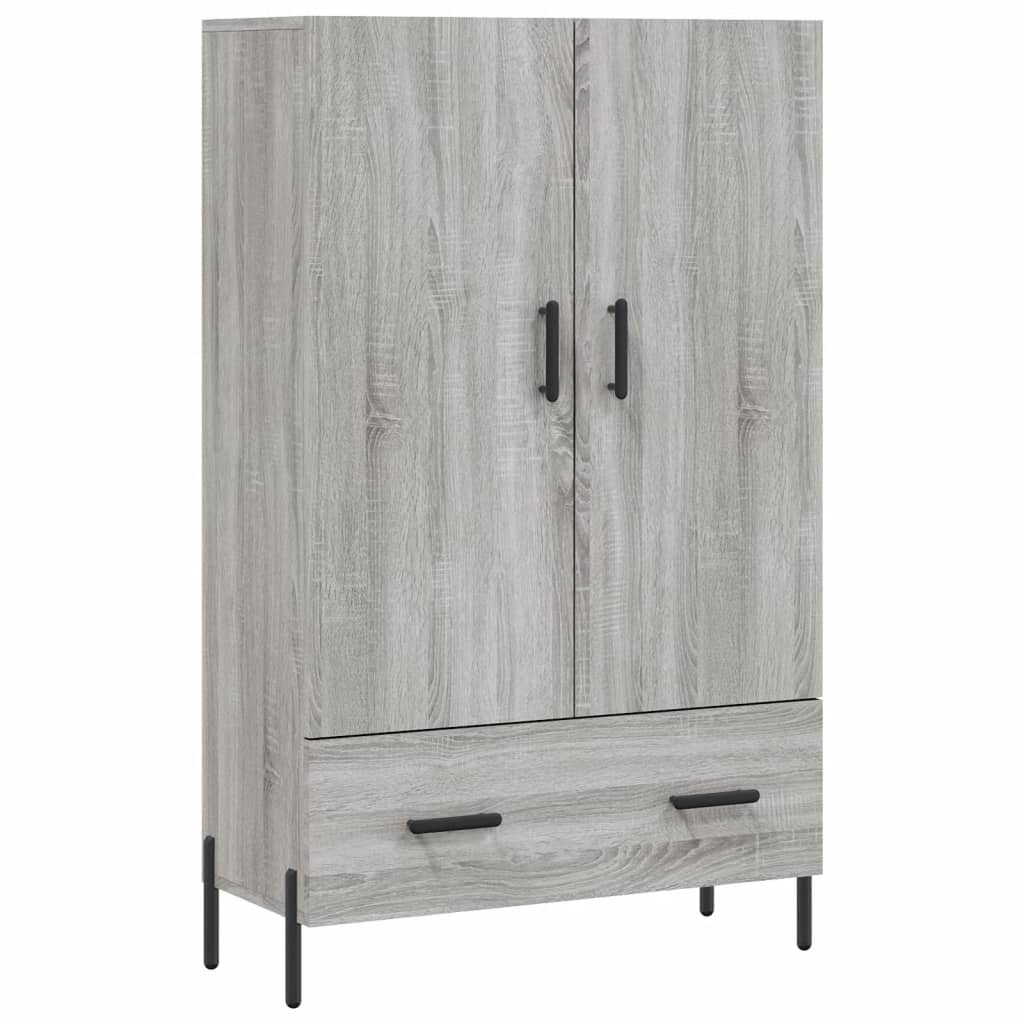 Highboard Grey Sonoma 69.5x31x115 cm Engineered Wood
