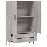 Highboard Grey Sonoma 69.5x31x115 cm Engineered Wood