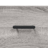 Highboard Grey Sonoma 69.5x31x115 cm Engineered Wood