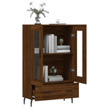 Highboard Brown Oak 69.5x31x115 cm Engineered Wood