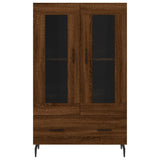 Highboard Brown Oak 69.5x31x115 cm Engineered Wood