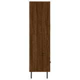 Highboard Brown Oak 69.5x31x115 cm Engineered Wood