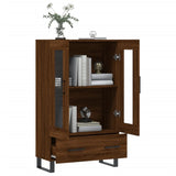 Highboard Brown Oak 69.5x31x115 cm Engineered Wood