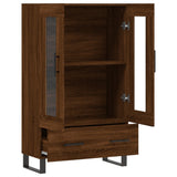 Highboard Brown Oak 69.5x31x115 cm Engineered Wood