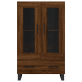 Highboard Brown Oak 69.5x31x115 cm Engineered Wood