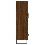 Highboard Brown Oak 69.5x31x115 cm Engineered Wood
