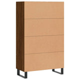Highboard Brown Oak 69.5x31x115 cm Engineered Wood
