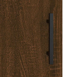 Highboard Brown Oak 69.5x31x115 cm Engineered Wood