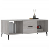 Coffee Table Grey Sonoma 102x50x40 cm Engineered Wood