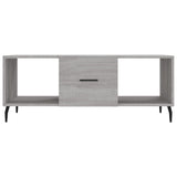 Coffee Table Grey Sonoma 102x50x40 cm Engineered Wood