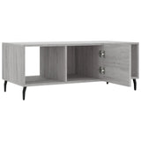 Coffee Table Grey Sonoma 102x50x40 cm Engineered Wood