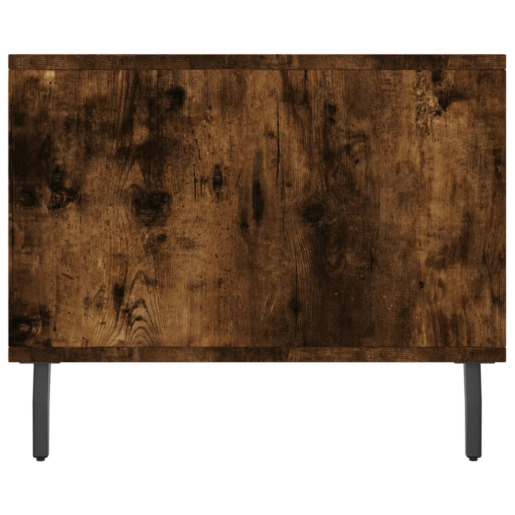 Coffee Table Smoked Oak 90x50x40 cm Engineered Wood