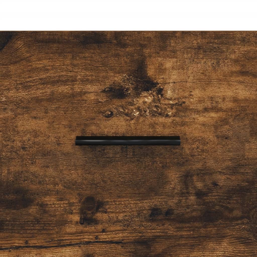 Coffee Table Smoked Oak 90x50x40 cm Engineered Wood