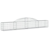 Arched Gabion Baskets 11 pcs 300x30x40/60 cm Galvanised Iron