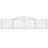 Arched Gabion Baskets 6 pcs 300x30x60/80 cm Galvanised Iron