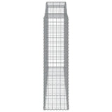 Arched Gabion Baskets 5 pcs 300x50x180/200 cm Galvanised Iron