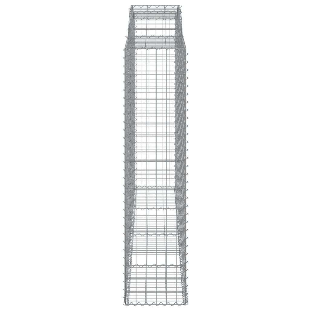 Arched Gabion Baskets 5 pcs 300x50x200/220 cm Galvanised Iron
