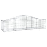 Arched Gabion Basket 200x50x40/60 cm Galvanised Iron