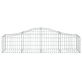 Arched Gabion Basket 200x50x40/60 cm Galvanised Iron
