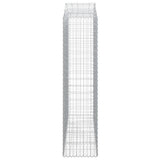 Arched Gabion Basket 200x50x200/220 cm Galvanised Iron
