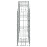 Arched Gabion Basket 150x30x80/100 cm Galvanised Iron