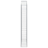 Arched Gabion Basket 150x30x200/220 cm Galvanised Iron