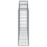Arched Gabion Basket 200x30x100/120 cm Galvanised Iron
