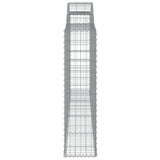 Arched Gabion Basket 300x30x120/140 cm Galvanised Iron