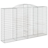 Arched Gabion Basket 300x50x180/200 cm Galvanised Iron