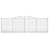 Arched Gabion Basket 400x50x120/140 cm Galvanised Iron
