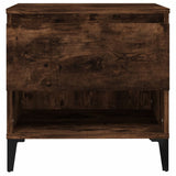 Side Table Smoked Oak 50x46x50 cm Engineered Wood