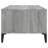 Coffee Table Grey Sonoma 90x50x36.5 cm Engineered Wood