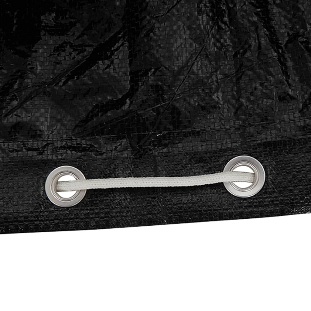 L-Shaped Garden Furniture Cover 16 Eyelets 260x210x80 cm