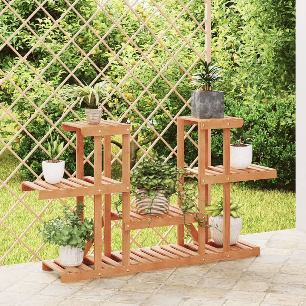 Flower Stand 110x25x73 cm Solid Wood Fir