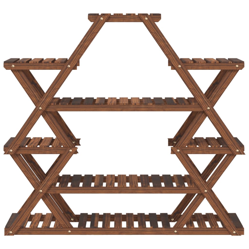 Flower Stand 110x25x105 cm Solid Wood Fir