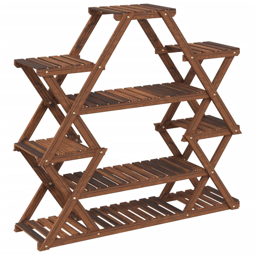 Flower Stand 110x25x105 cm Solid Wood Fir