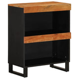 Side Cabinet 60x33x75 cm Solid Wood Acacia