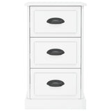 Bedside Cabinet High Gloss White 39x39x67 cm Engineered Wood