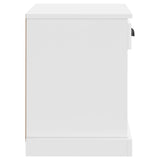 Bedside Cabinet White 43x36x50 cm