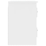 Wall-mounted Bedside Cabinets 2 pcs High Gloss White 41.5x36x53cm