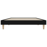 Bed Frame without Mattress Black 100x200 cm Engineered Wood