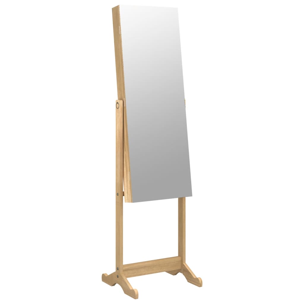 Mirror Jewellery Cabinet Free Standing 42x38x152 cm