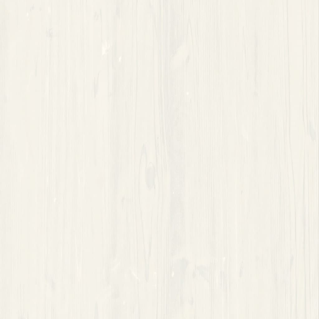 Bedside Cabinet VIGO White 42x35x42 cm Solid Wood Pine