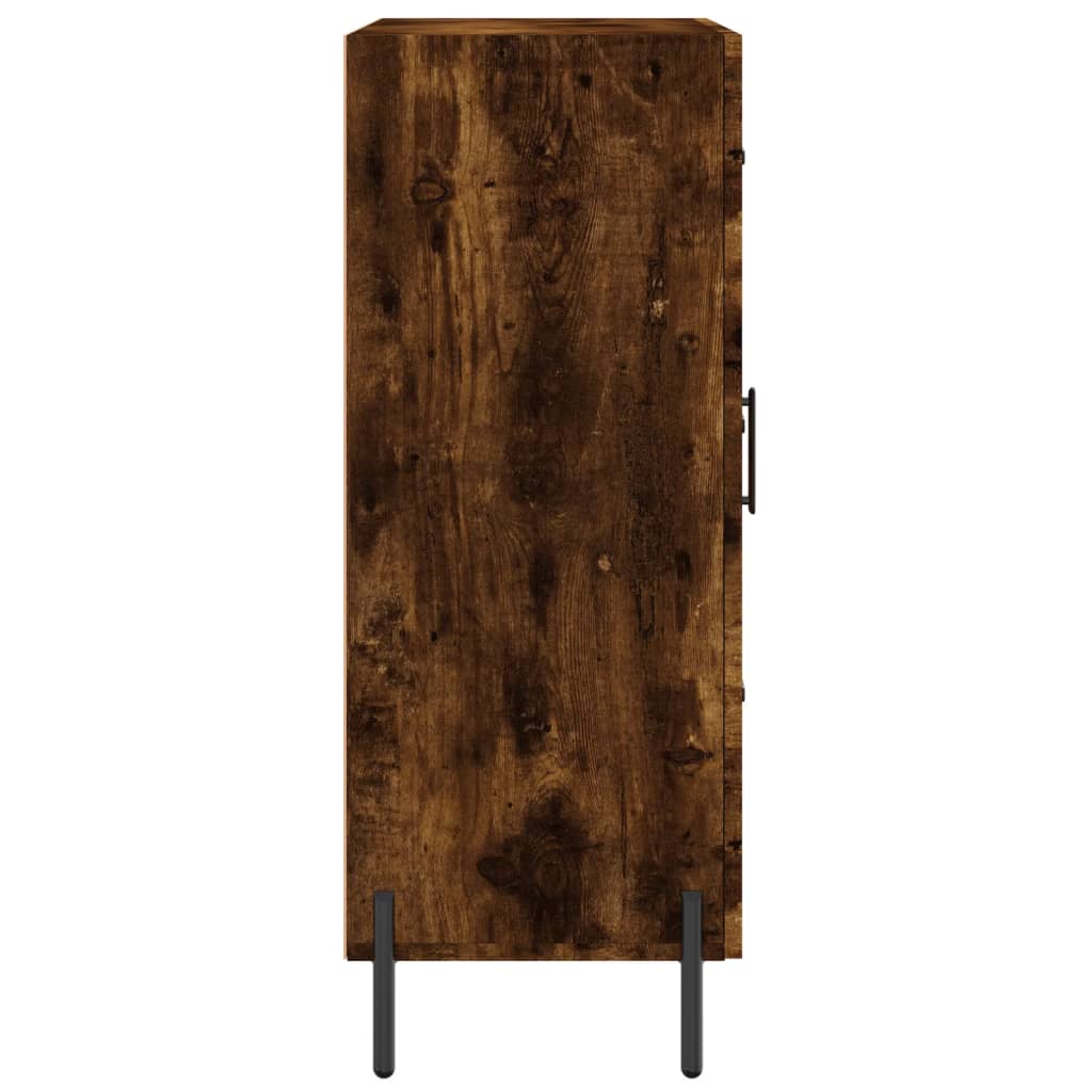 Sideboard Smoked Oak 69.5x34x90 cm Engineered Wood