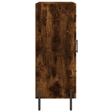 Sideboard Smoked Oak 69.5x34x90 cm Engineered Wood