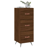 Sideboard Brown Oak 34.5x34x90 cm Engineered Wood