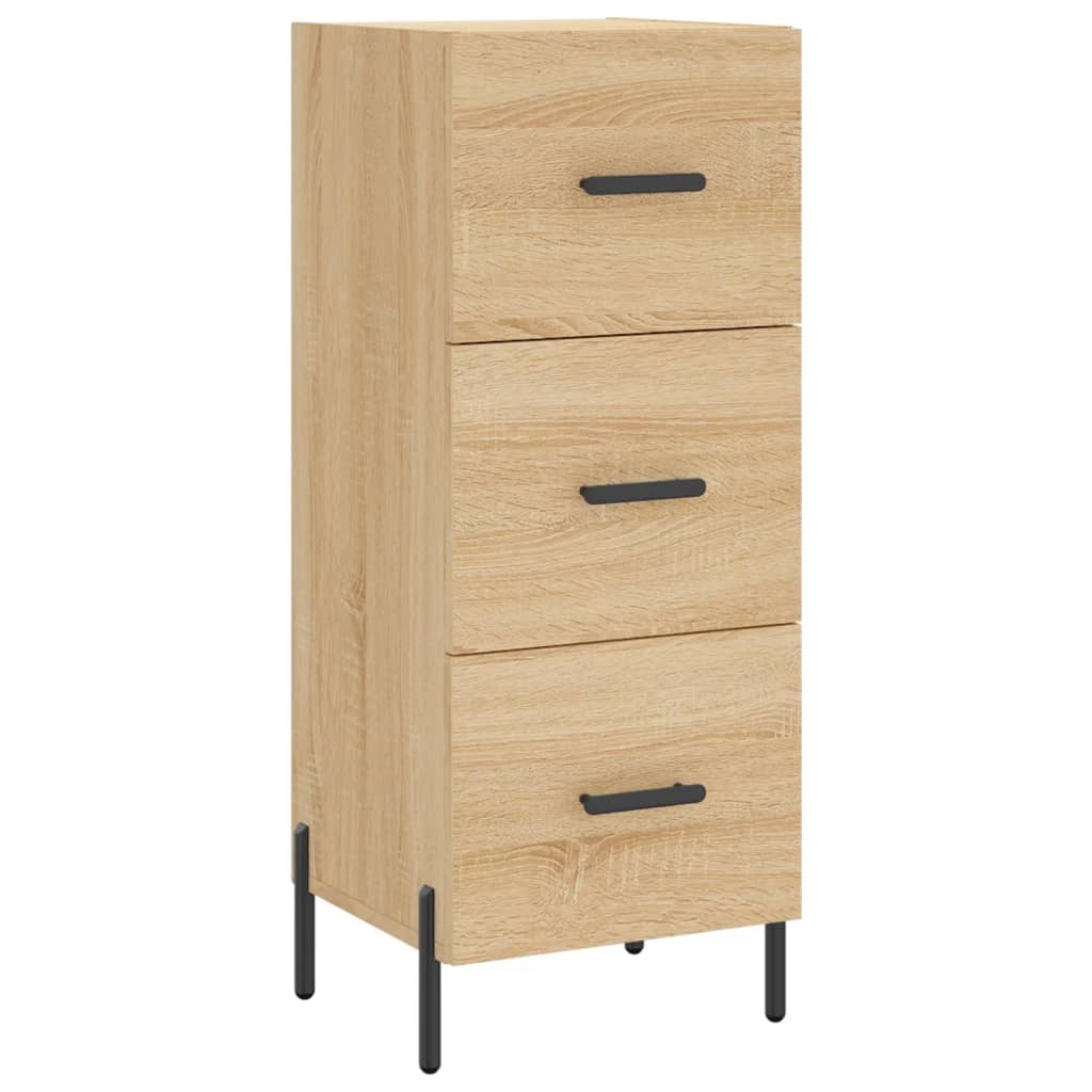 Sideboard Sonoma Oak 34.5x34x90 cm Engineered Wood